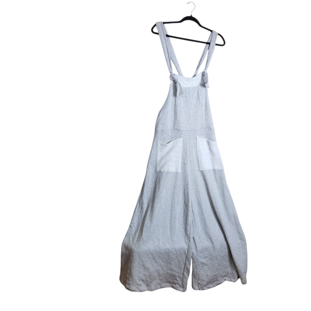Bucketlist Grey Adjustable Strap Jumpsuit R5076 Light Grey Small Cotton